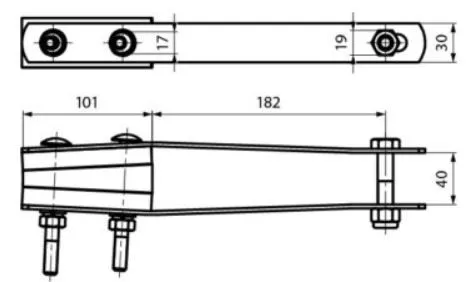 зажим анкерный rpa 425/50 (4х25/4х50мм2) 23кн (упак.25шт.) (вк)  