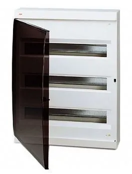 Корпус пластиковый накладной 54 модуля дверь дымчатая UNIBOX IP40 (402х515х116мм) 122670006 ABB