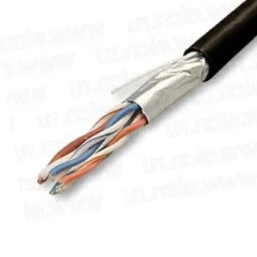 lan-кабель (витая пара) ftр-р-5e 4x2x24 awg cu lux (4х2х0,52) (by) (в п/э) внешний (упак 305м) eltros