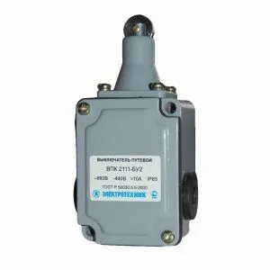 выключатель путевой впк 2111 10а ip65 толкатель с роликом (электротехник)