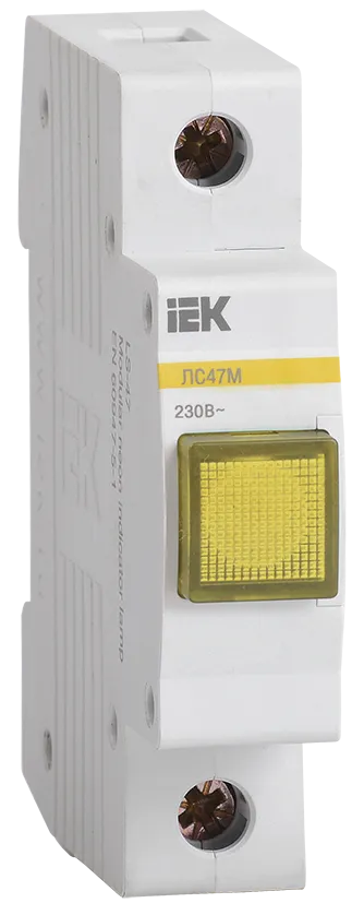 сигнальная лампа лс-47м (желтая) (матрица) иэк