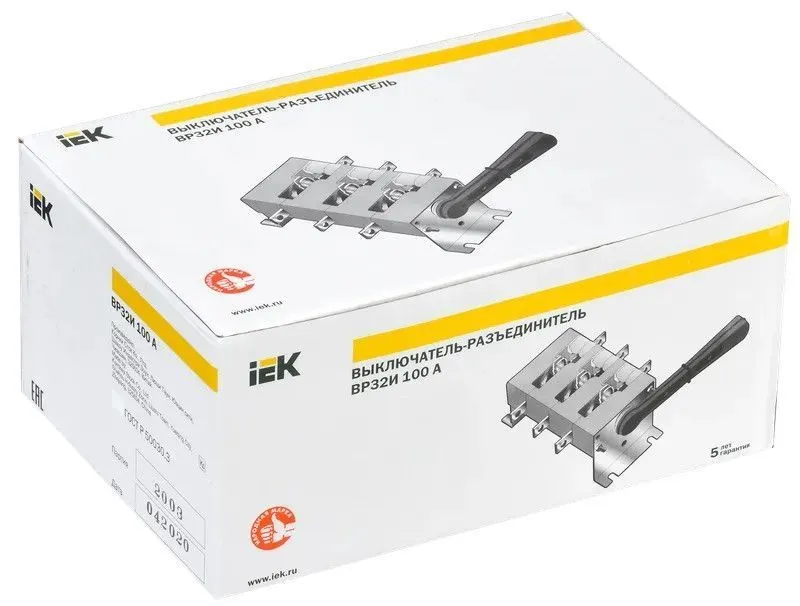 выключатель-разъединитель вр32и-31а30220 100а iek