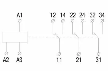 реле промежуточное модульное oir 3 контакта 16а 230в ac iek 