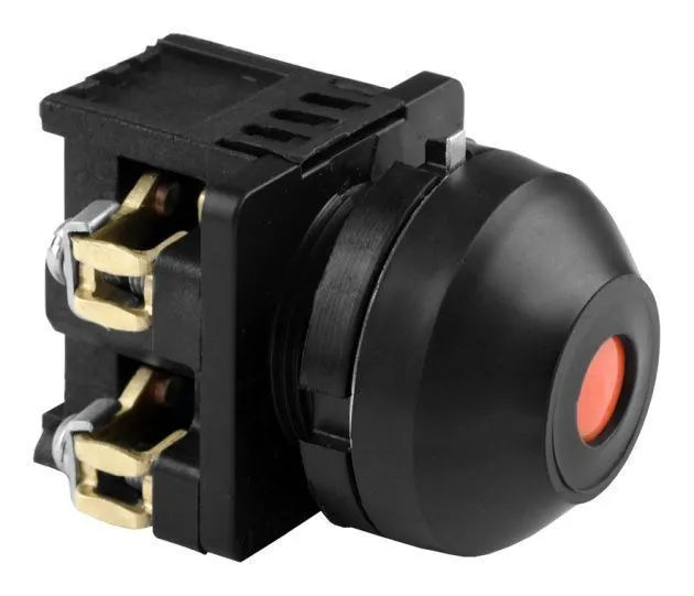 кнопка ке-081/1 красная 2з (2но) ip54