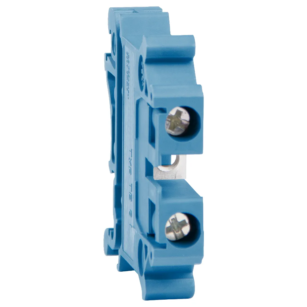 Клемма проходная OptiClip TB-6-I-BU-41А-(1,5-6)-синий (KEAZ)