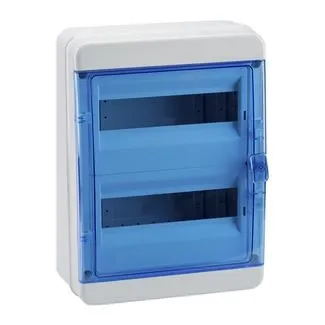 бокс optibox p-bns-3-24-ip65 24 модуля навесной синяя дверь (keaz)
