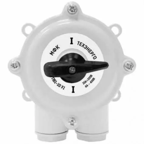 выключатель пакетный  пв 1- 10 откр.