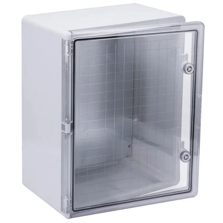 корпус пластиковый щмпп 500х400х240мм прозрачная дверь ухл1 ip65 iek 