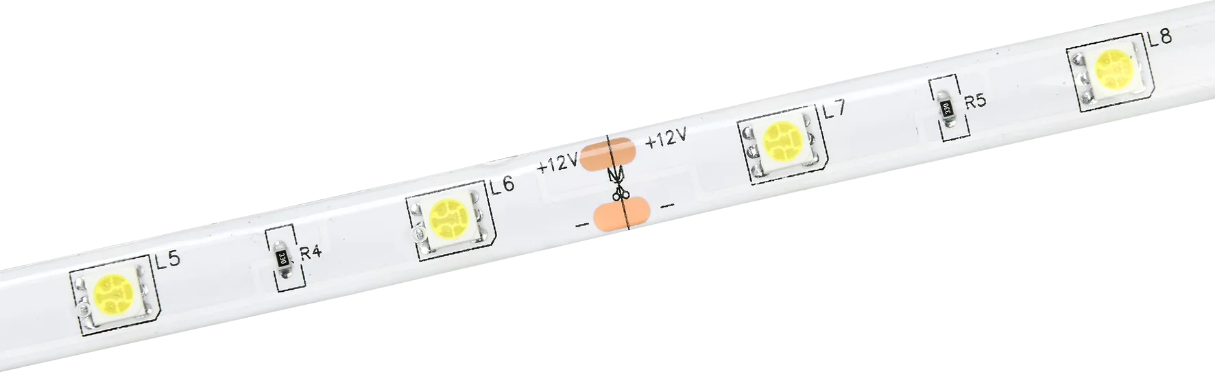 Лента светодиодная 5м LSR-5050W30-7,2-IP65-12В IEK