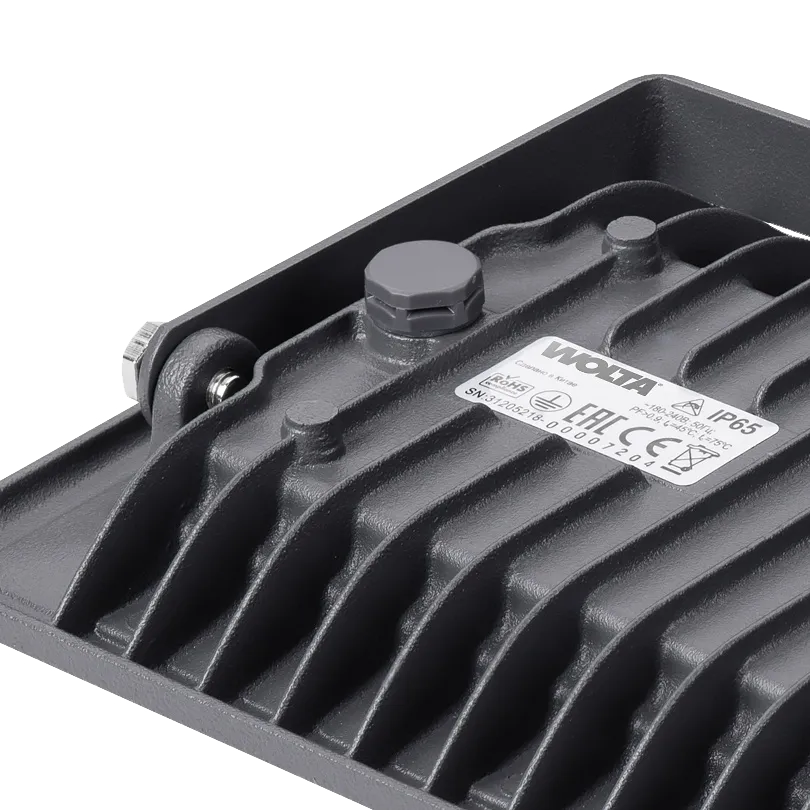 прожектор светодиодный wolta wfl- 50w/06 серый 50вт 5700к ip65 4500лм