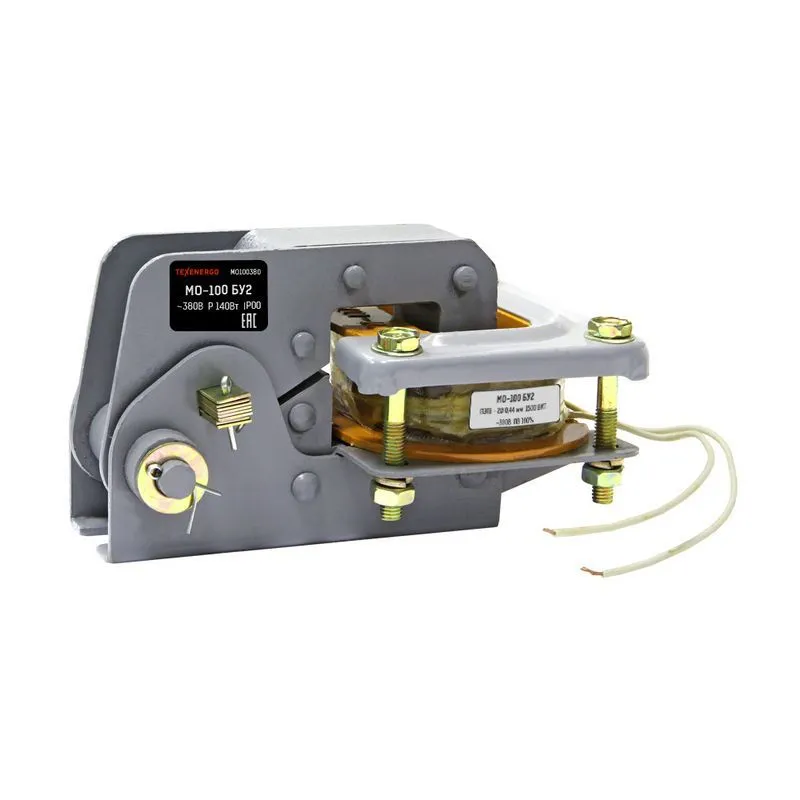 электромагнит тормозной мо-100бу2 220в диаметр шкива тормоза 100 мм, пв=100% (тэ)