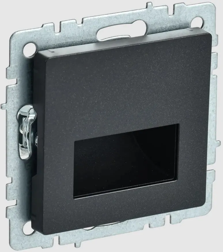 brite подсветка светодиодная встраиваемая пл20-брч черный iek