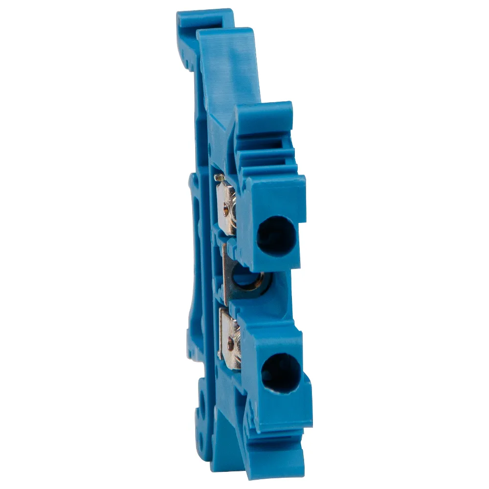 Клемма проходная OptiClip TB-2,5-I-BU-24А-(0,5-4)-синий (KEAZ)
