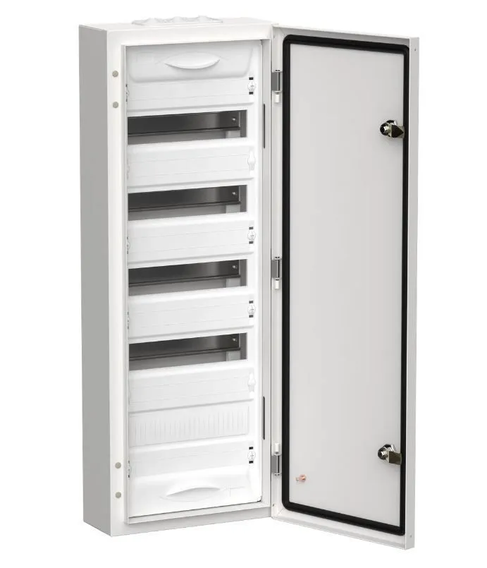 titan 5 корпус металлический щрн-60 ip54 белый (одна дверь) iek