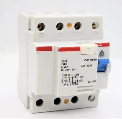 Выключатель дифференциальный (УЗО) F364 4Р 25А 30mА (ABB) купить в  интернет-магазине Электрум